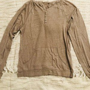 Alternative Earth Unisex Tan/Taupe Long Sleeve Tee